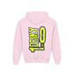 Driky 1 point 0 Bro - Banana Sunshine - (Back Print) Youth Heavy Blend Hoodie
