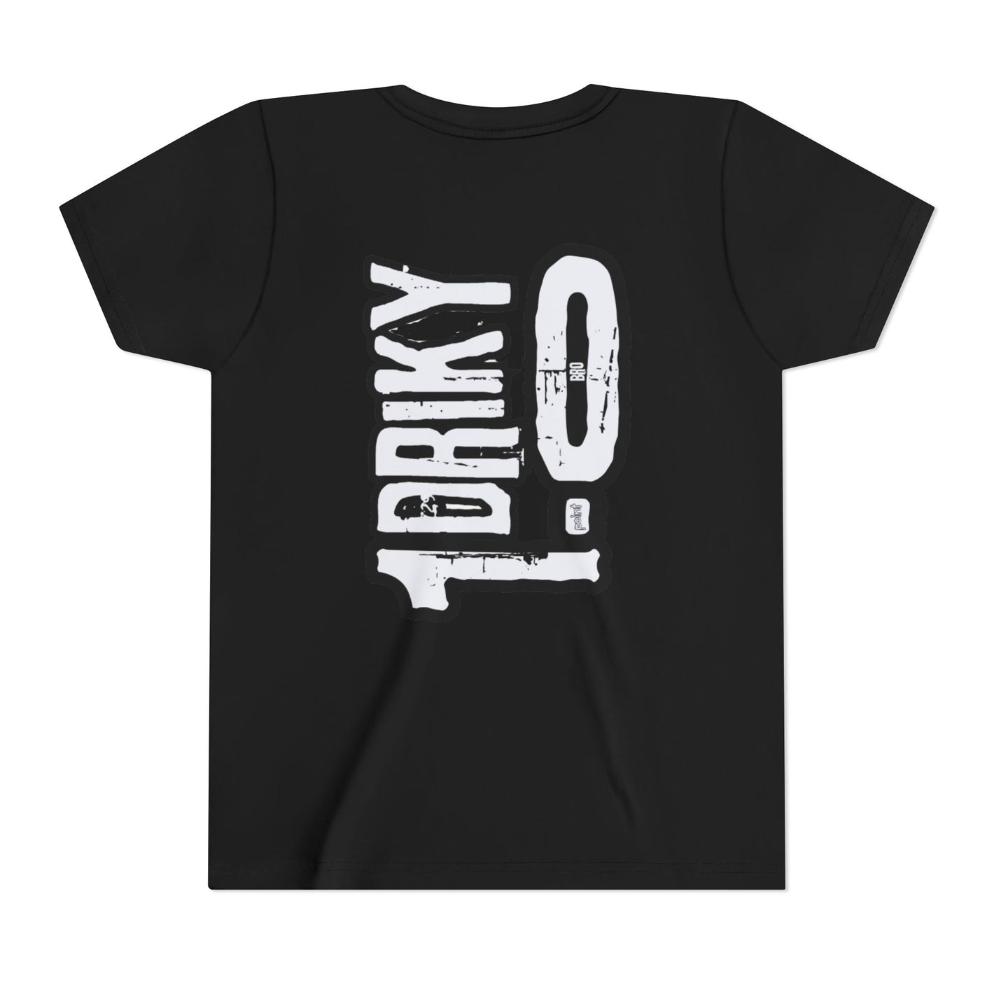 Youth Driky 1 point 0 Bro - OG2 Back Print Short Sleeve Tee