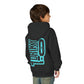 Driky 1 point 0 Bro - Blue Brain - (Back Print) Youth Heavy Blend Hoodie