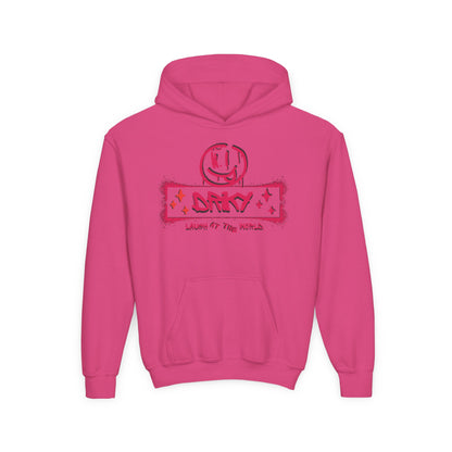 Driky Laugh at the World - Rose Blood - Youth Heavy Blend Hoodie