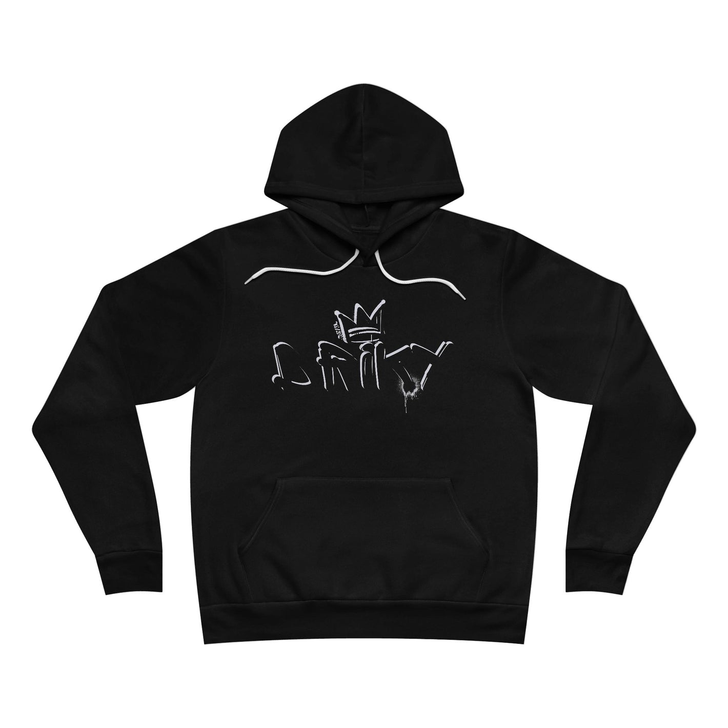 Driky Roy-al - Blackout Fleece Pullover Hoodie