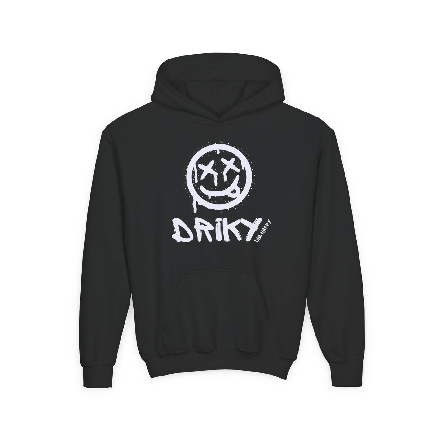 Driky Die Happy - White Night - Youth Heavy Blend Hoodie