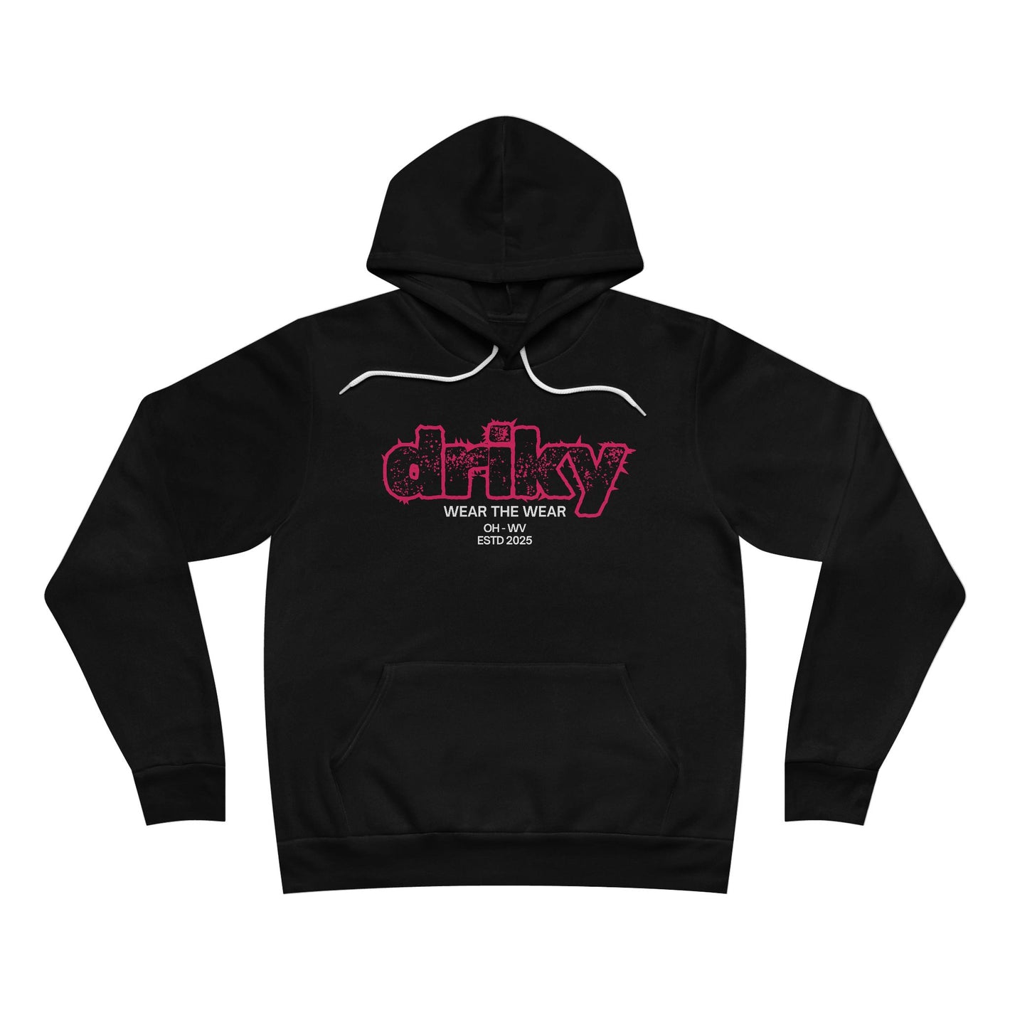 Driky Wear ESTD - Rose Blood Fleece Pullover Hoodie
