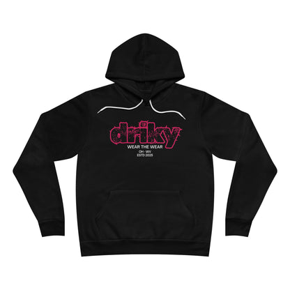 Driky Wear ESTD - Rose Blood Fleece Pullover Hoodie