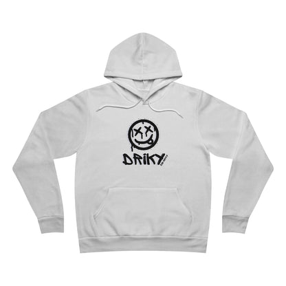 Driky Die Happy - Blackout Fleece Pullover Hoodie