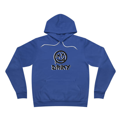 Driky Die Happy - Blackout Fleece Pullover Hoodie