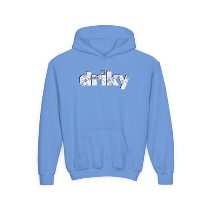 Driky Wear - White Night - Youth Heavy Blend Hoodie