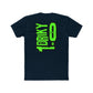 Driky 1 point 0 Bro Green Monkey - Back Print Cotton Crew Tee