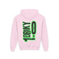 Youth Driky 1 point 0 Bro - Green Monkey Backprint - Heavy Blend Hoodie 16 Colors