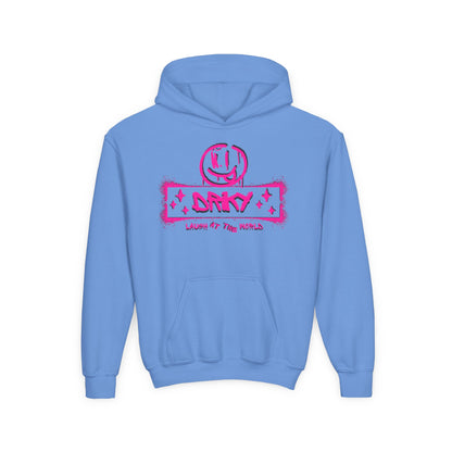Driky Laugh at the World - Pinkerton - Youth Heavy Blend Hoodie
