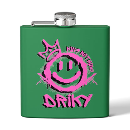 Driky King Nothing Stainless Steel Flask - 6oz