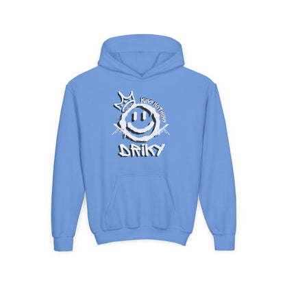 Driky King Nothing - White Night - Youth Heavy Blend Hoodie