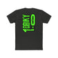 Driky 1 point 0 Bro Green Monkey - Back Print Cotton Crew Tee