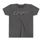 Youth Driky Stud Muffin - Blackout Short Sleeve Tee