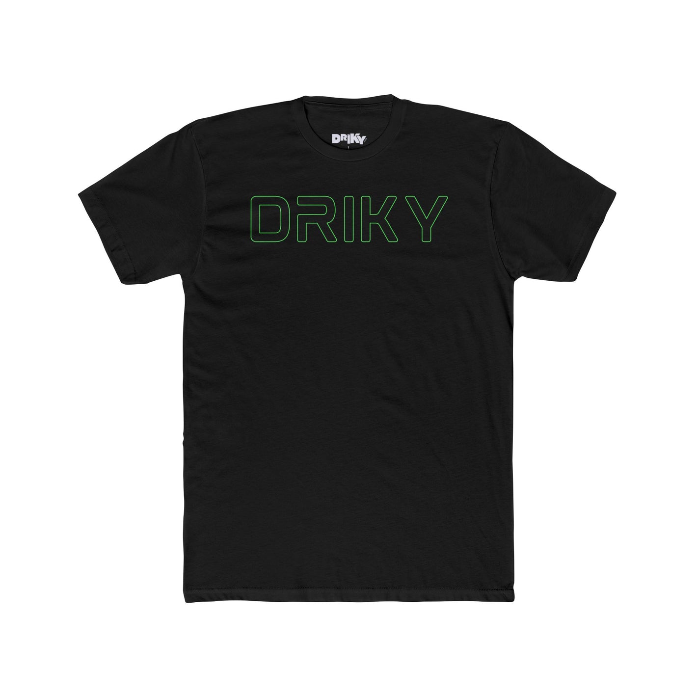 Driky Stud Muffin - Green Monkey Cotton Crew Tee