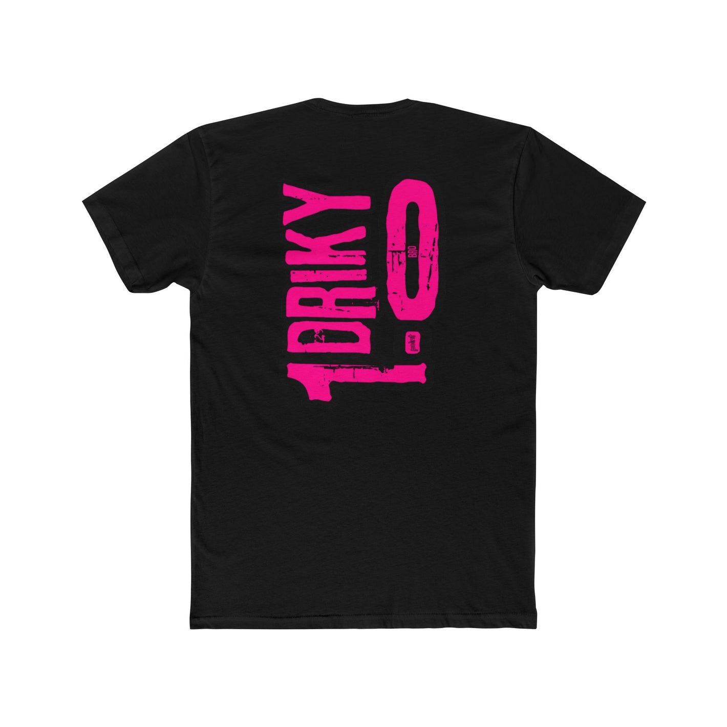 Driky 1 point 0 Bro - Pinkerton - Back Print Cotton Crew Tee
