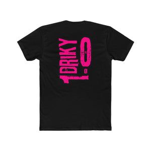 Driky 1 point 0 Bro - Pinkerton - Back Print Cotton Crew Tee