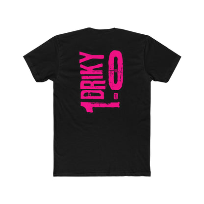 Driky 1 point 0 Bro - Pinkerton - Back Print Cotton Crew Tee