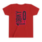 Youth Driky 1 point 0 Bro - Rose Blood Back Print Short Sleeve Tee