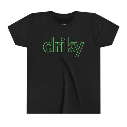 Youth Little Driky - Green Monkey Short Sleeve Tee