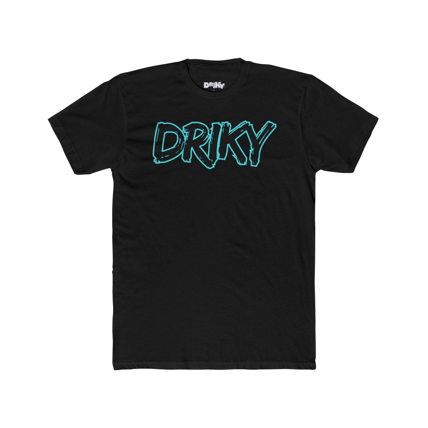 Driky Rough Ryder - Blue Brain Cotton Crew Tee