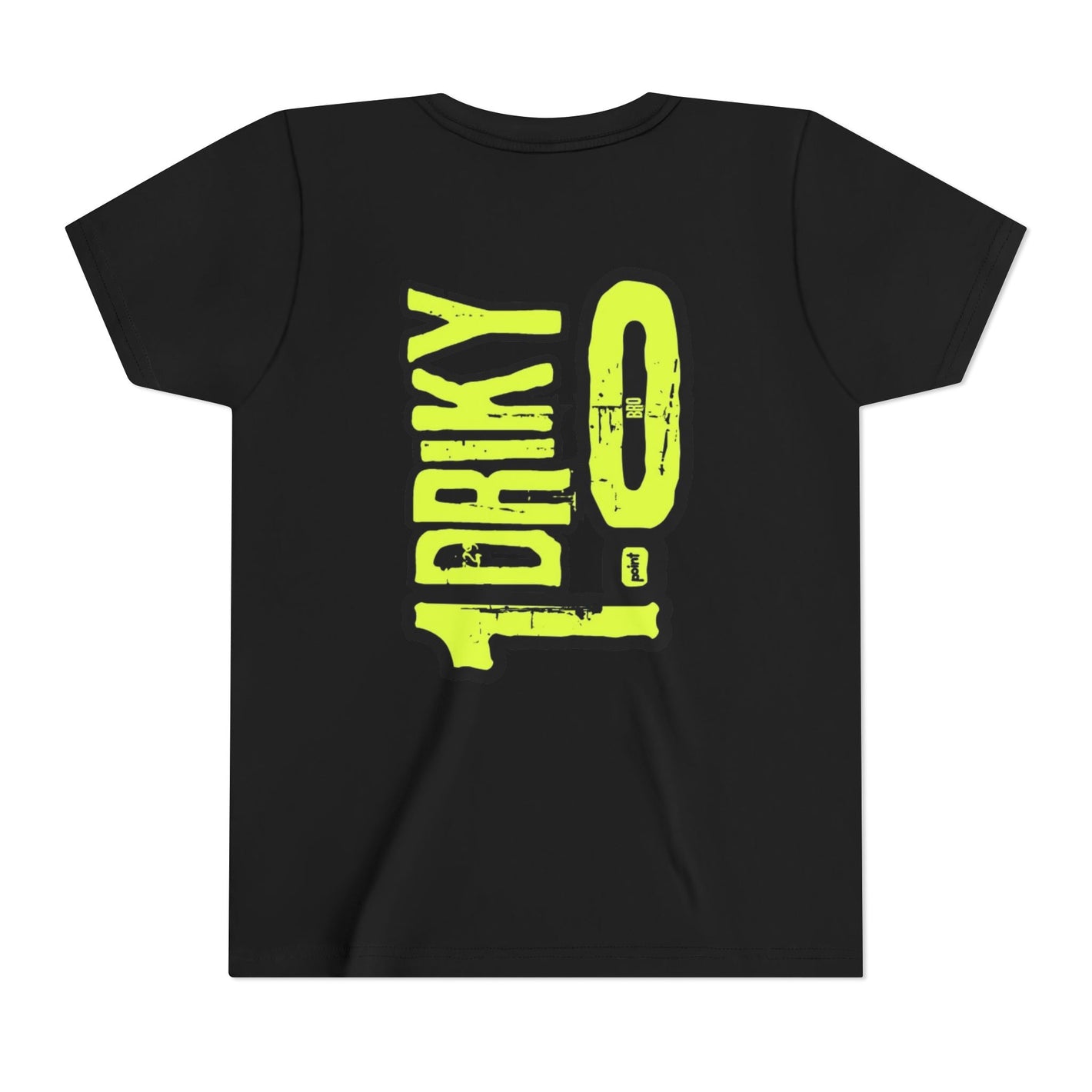 Youth Driky 1 point 0 Bro - Banana Sunshine Back Print Short Sleeve Tee