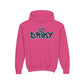 Driky Roy-al - Blue Brain - Youth Heavy Blend Hoodie