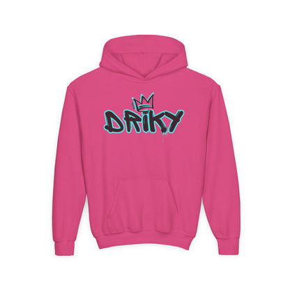 Driky Roy-al - Blue Brain - Youth Heavy Blend Hoodie