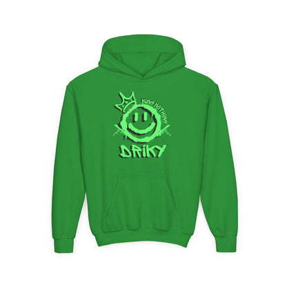 Driky King Nothing - Green Monkey - Youth Heavy Blend Hoodie