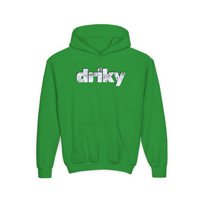 Driky Wear - White Night - Youth Heavy Blend Hoodie