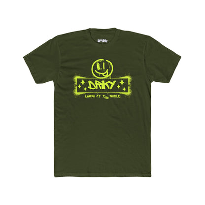 Driky Laugh at the World - Banana Sunshine Cotton Crew Tee