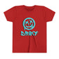 Youth Driky Die Happy - Blue Brain Short Sleeve Tee
