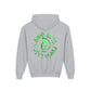 Drikyz Good Guys Finish Last - Green Monkey - (Back Print) Youth Heavy Blend Hoodie