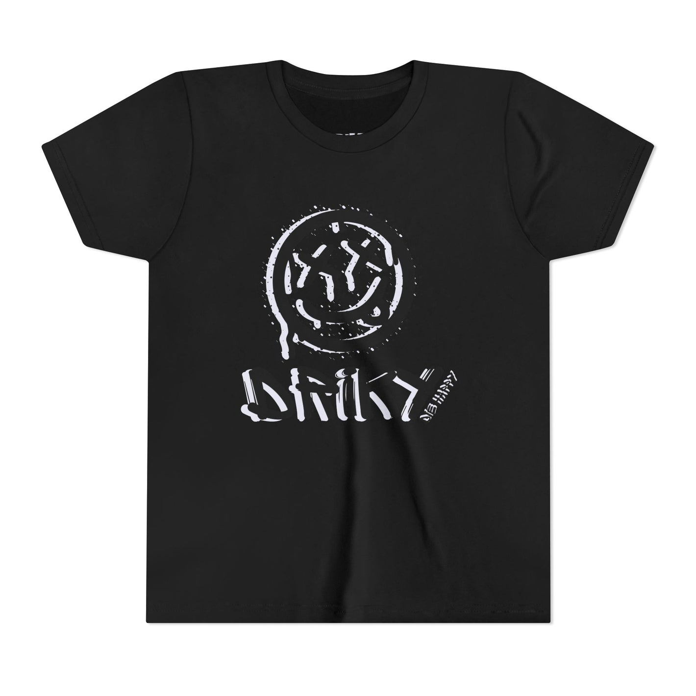 Youth Driky Die Happy - Blackout Short Sleeve Tee