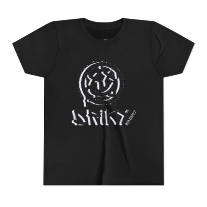 Youth Driky Die Happy - Blackout Short Sleeve Tee
