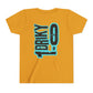 Youth Driky 1 point 0 Bro - - Blue Brain Back Print Short Sleeve Tee