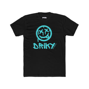 Driky Die Happy - Blue Brain Cotton Crew Tee