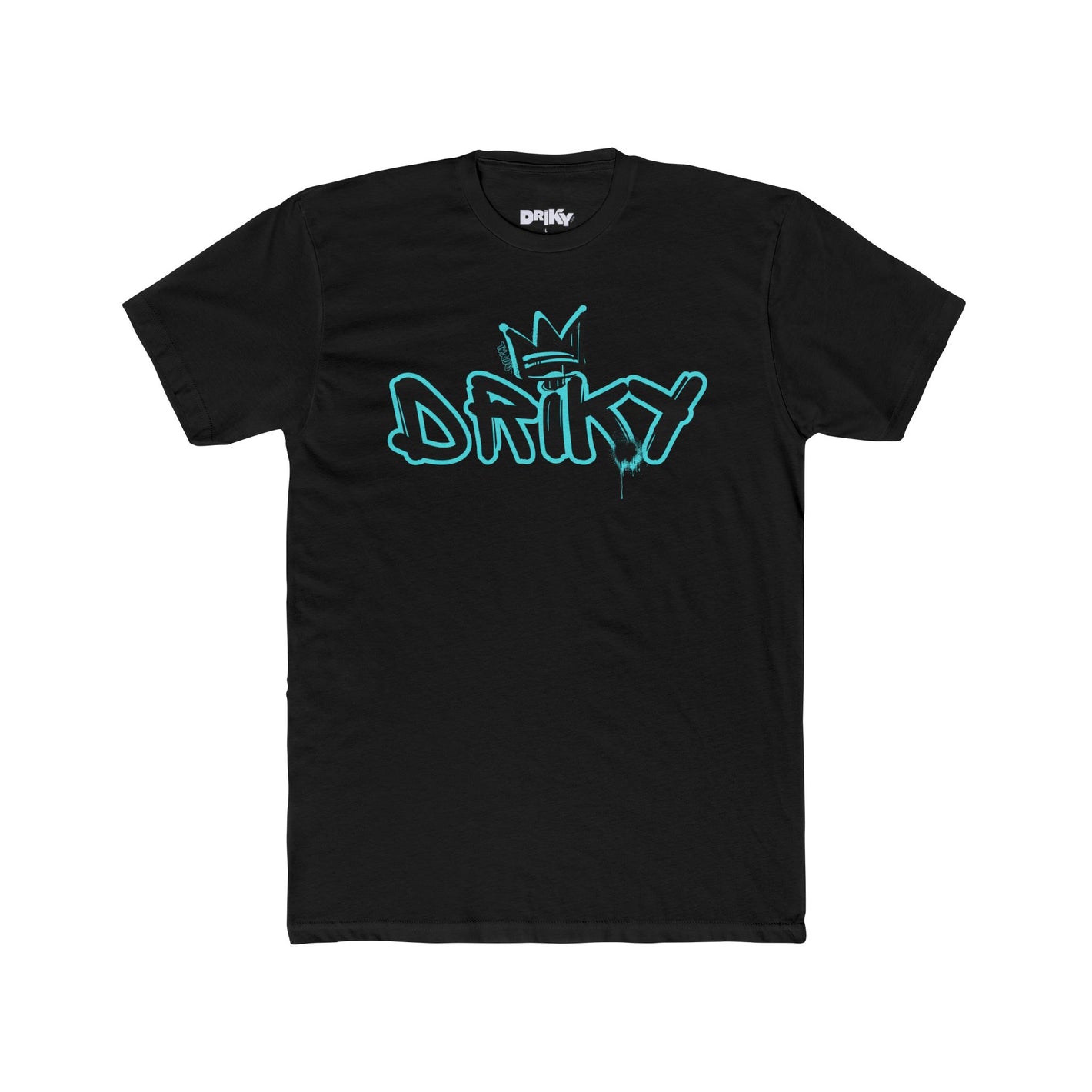Driky Roy-al - Blue Brain Cotton Crew Tee