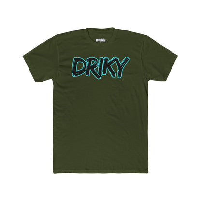 Driky Rough Ryder - Blue Brain Cotton Crew Tee