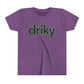 Youth Little Driky - Green Monkey Short Sleeve Tee