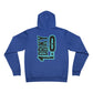 Driky 1 point 0 Bro - Blue Brain - Back Print Fleece Pullover Hoodie