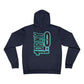 Driky 1 point 0 Bro - Blue Brain - Back Print Fleece Pullover Hoodie