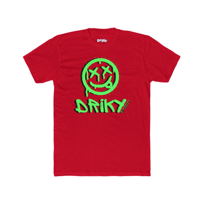 Driky Die Happy - Green Monkey Cotton Crew Tee