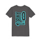 Youth Driky 1 point 0 Bro - - Blue Brain Back Print Short Sleeve Tee