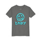 Youth Driky Die Happy - Blue Brain Short Sleeve Tee