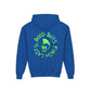Drikyz Good Guys Finish Last - Green Monkey - (Back Print) Youth Heavy Blend Hoodie