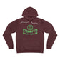 Driky Laugh at the World - Green Monkey Fleece Pullover Hoodie