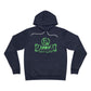 Driky Laugh at the World - Green Monkey Fleece Pullover Hoodie