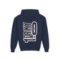 Driky 1 point 0 Bro - OG - (Back Print) Youth Heavy Blend Hoodie