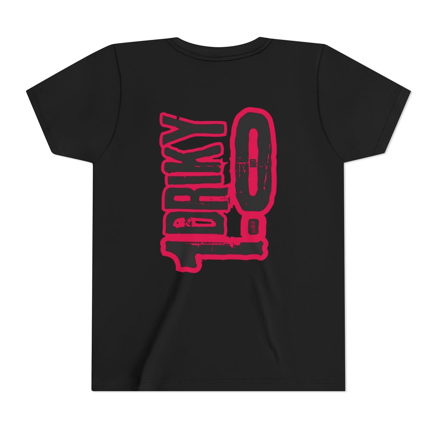 Youth Driky 1 point 0 Bro - Rose Blood Back Print Short Sleeve Tee